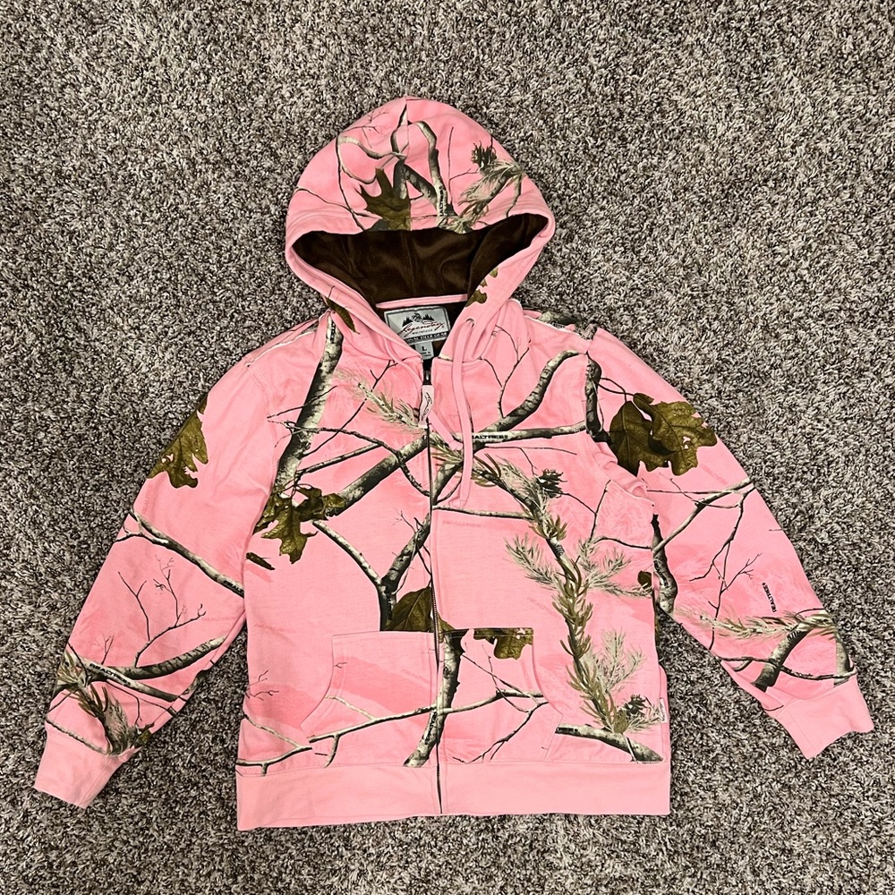 COPY - Legendary Whitetails Juniors Pink Realtree Camo Full Zip Jacket